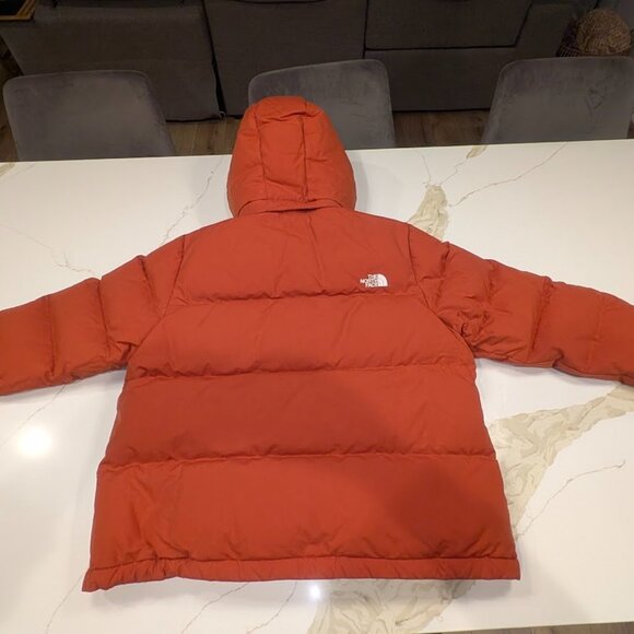 The North Face Forester Down Puffer Jacket Picante Red Women's XL Winter Coat - Picture 4 of 14